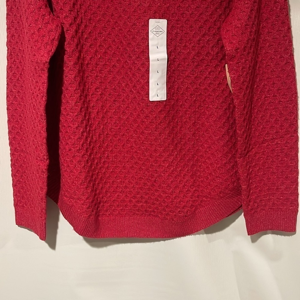 St John's Bay Women's Crew Neck Sweater Long Sleeve Large - Picture 4 of 9